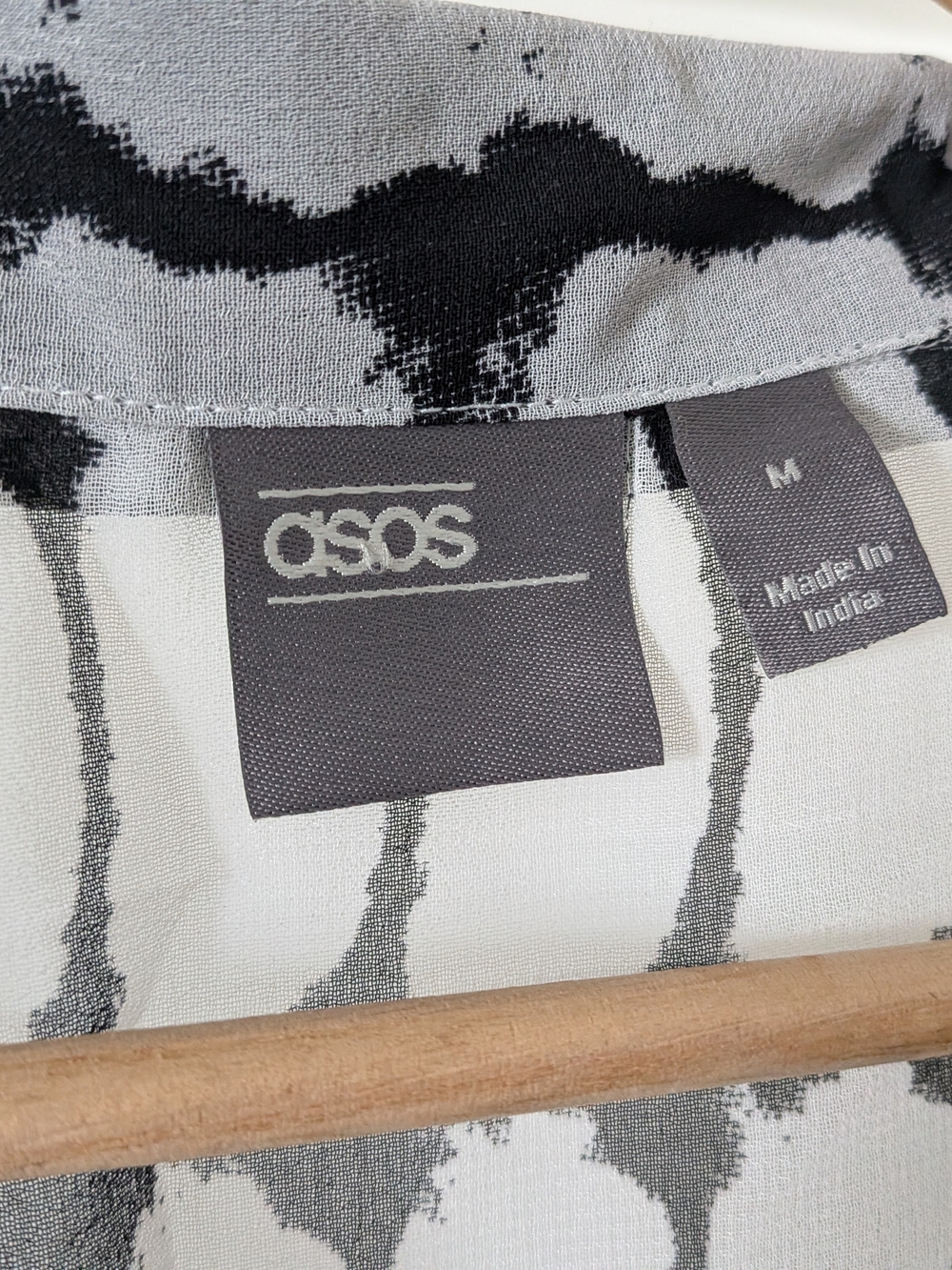 Four ASOS Brand Sheer Button Up Shirt Bundle - Picture 12 of 13